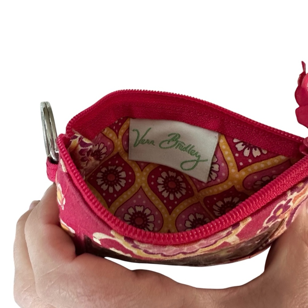 Vera Bradley Raspberry Fizz Keychain Wallet - Picture 3 of 4